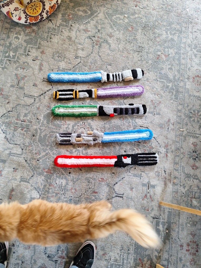 light saber rugs