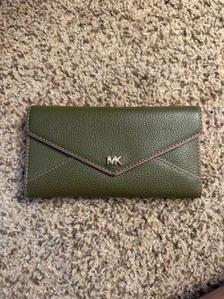Michael Kors Envelope Wallet Olive Green