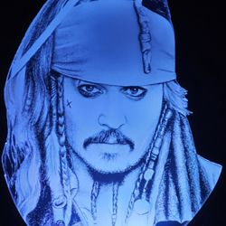 Captain Jack Sparrow Lamp 