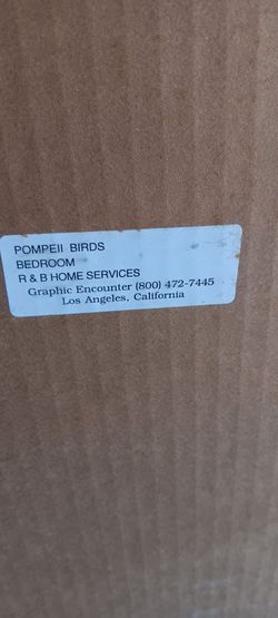 Buen cuadro  de Pompeii birds  Bedroom  Okey Personas Serias Okey Gracias