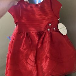 Christmas Dress 18m New