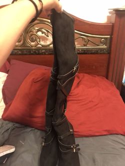 Just fab boots black