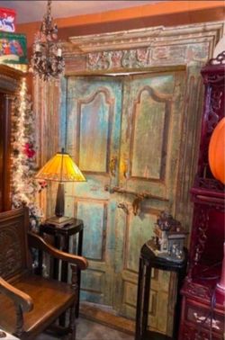 Antique Door Shipped From Indian Come With Complete Frame