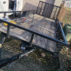 2021 7x18 Coyote PUP Utility Trailer 