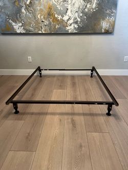 Universal Full Bed Frame Or Twin Bed Frame With NEW Stationary Feet