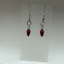 Christmas Silver Earrings