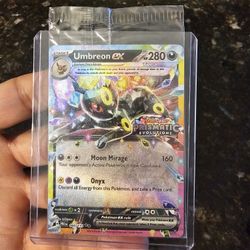 SEALED Umbreon Ex Stamped Pokemon Prismatic Evolutions Promo Surprise Box 60/131