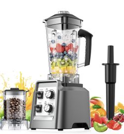 Blender, 68Oz. Countertop Blenders with 20Oz. Grinder, 28000 RPM Kitchen Blender for Smoothies, Ice Crushing, Frozen Fruits, Self-Cleaning, Speed Adju