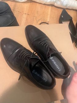 Made in Italy - CafèNoir Men's Leather Dress Shoes / Oxfords (Size 40)