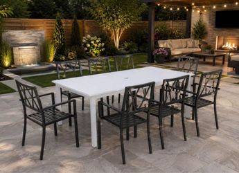 9 pcs new in box patio table set