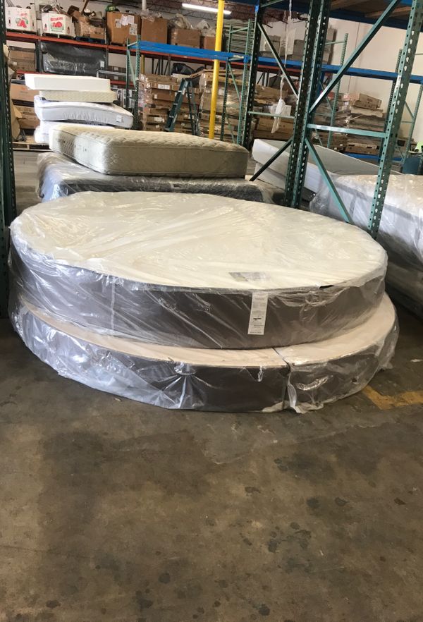 Round orthopedic bed with box springs! for Sale in Houston, TX OfferUp