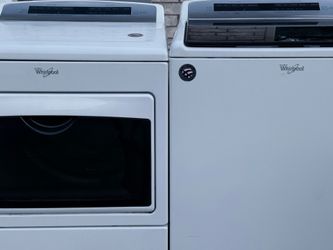 Whirlpool washer and dryer large capacity