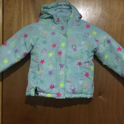 THE CHILDREN’S PLACE Light Blue Star Print Jacket Girls Size 4T