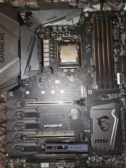 (Combo motherboard + CPU) MSI Gaming m5 and Intel i5-7600k