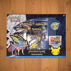 Pokemon Celebrations Zacian Deluxe Pin Collection Box