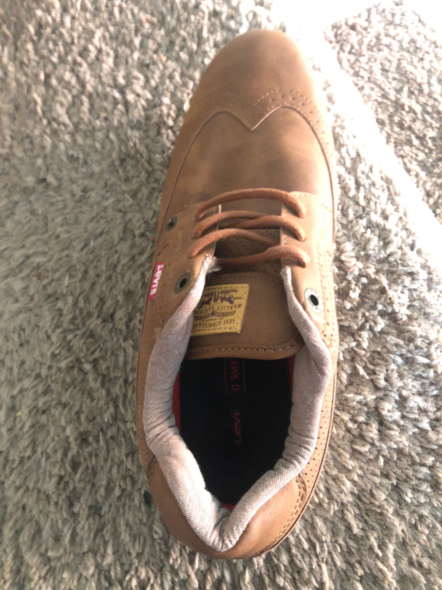 Men's Levis Alpine Waxed Casual Shoes size 9.5