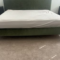 Urban Outfitters Velvet King Bed Frame – Discontinued – Excellent Condition