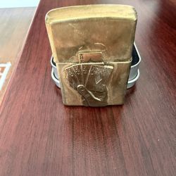 1997 Vintage ZIPPO Lighter Poker Full House 
