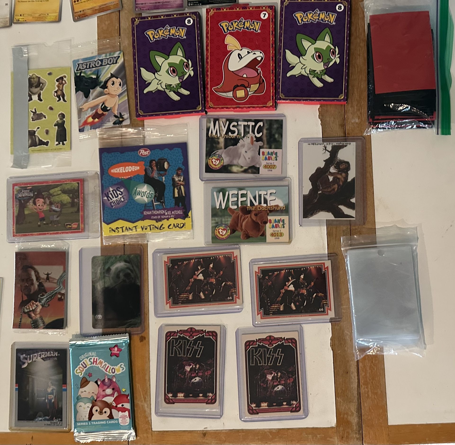 Trading Card Lot Marvel, Pokémon, Post, Drakes Cakes, Ore Ida