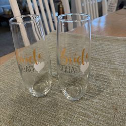 Stemless Champagne Flutes