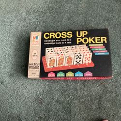 Cross Up Poker Milton Bradley 1968