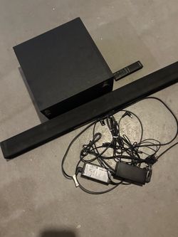 Samsung subwoofer and sound bar