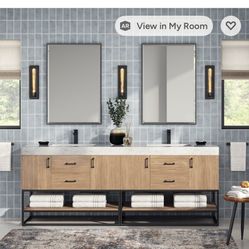 new bathroom double vanity 