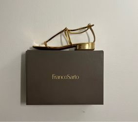 Franco Sarto Gold Sandals