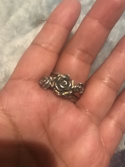 PZ ISRAEL 925 SILVER ROSE RING SET