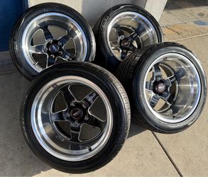 Weld Ventura Black / Milled 17x11 5x5 With Toyo Extensa 315/35/17 Tires For Obs Chevy 🔥🔥🔥