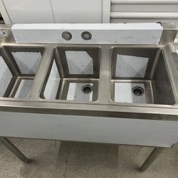 3 Compartment Sink