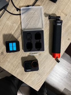 GoPro HERO9 Black Bundle + Accessories (K&F ND Filters, Extra Battery, Grip)