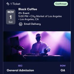Black Coffee GA City Market LA