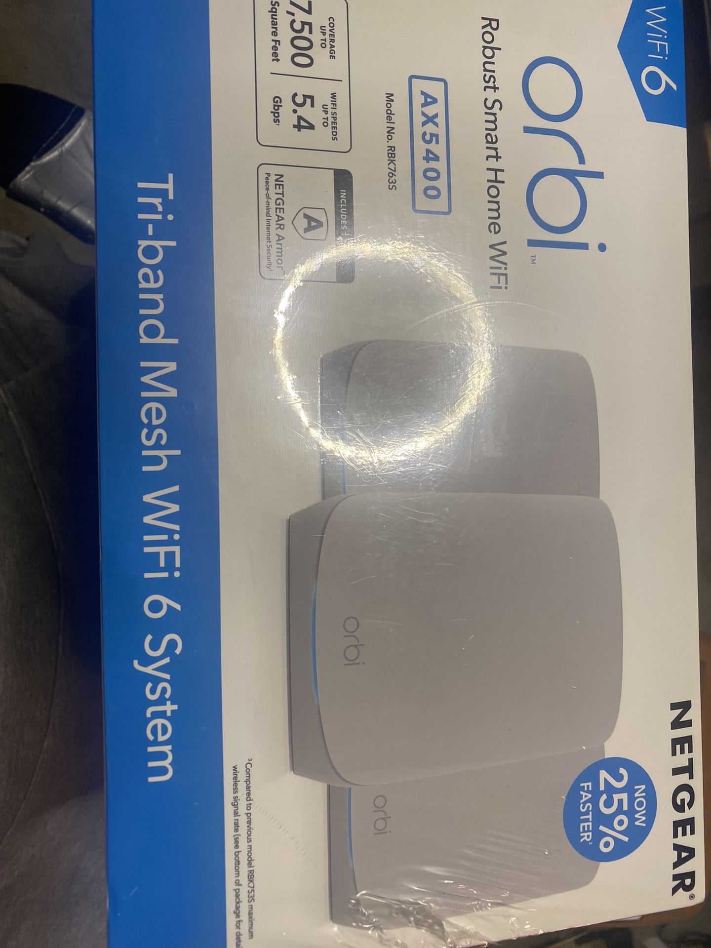 Orbi Ax 5400 Model  WiFi 6 Router 