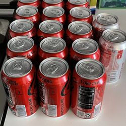 18 Coke Zero Cans + 2 Diet Cokes
