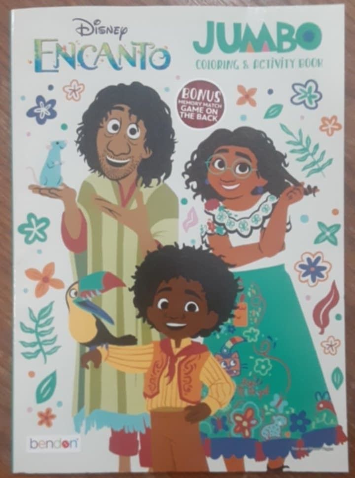 New Encanto Coloring And Activity Book