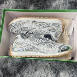 Bottega Veneta Orbit White Silver