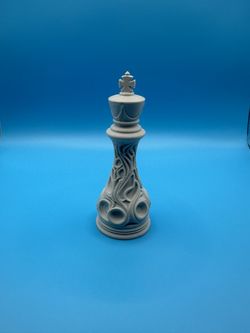 3D Printed Artistic Chess King – Unique Home Decor (Handcrafted)