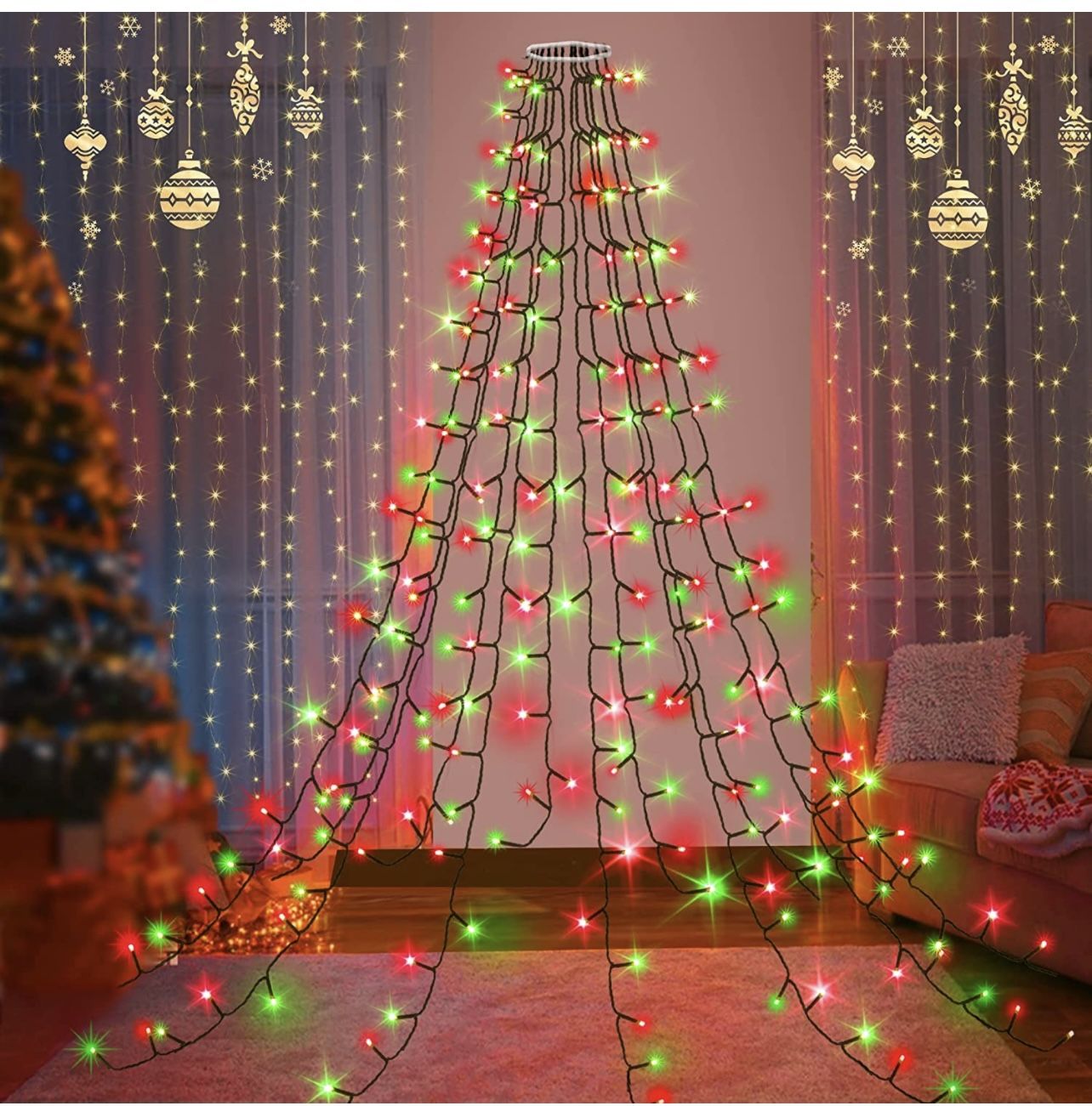 9.8ft Waterfall Christmas Lights for Sale in Las Vegas, NV OfferUp