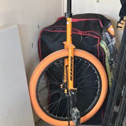 The Torker Unistar LX Unicycle in orange 