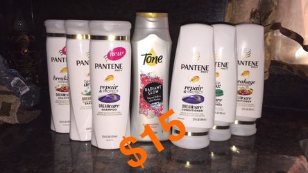 Pantene shampoo/conditioner bundle (tone body wash)