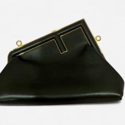 FENDI BLACK NAPPA BAG