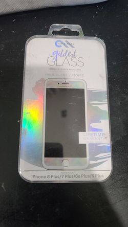 Gilded Glass Screen Protector for iPhone 8 Plus, 7 Plus, 6s Plus, 6 Plus