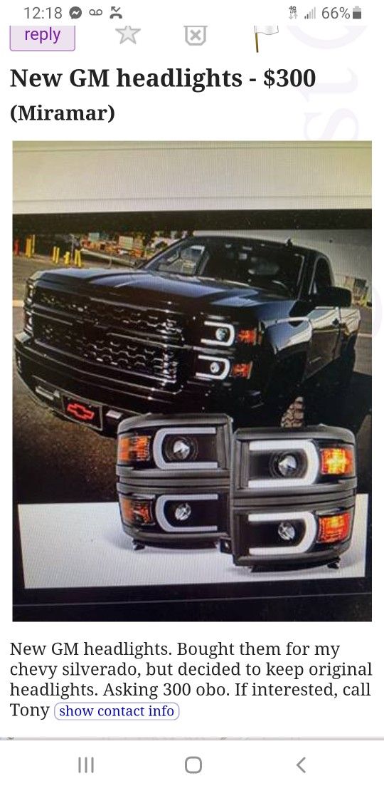 Silverado Headlights