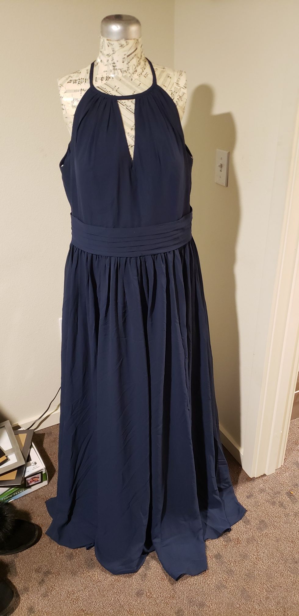 Size 18 formal dress. Navy Blue. Perfect condition.