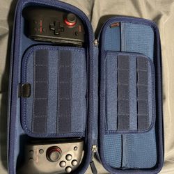 Hori Split Pad Pro With Galaxy Space Carrying Case For Nintendo Switch 1