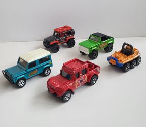 Matchbox "Jungle Adventure Tours 5-Pack" Die-cast toy cars