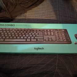 Logitech Wireless Combo Mouse & Keyboard Like New $15