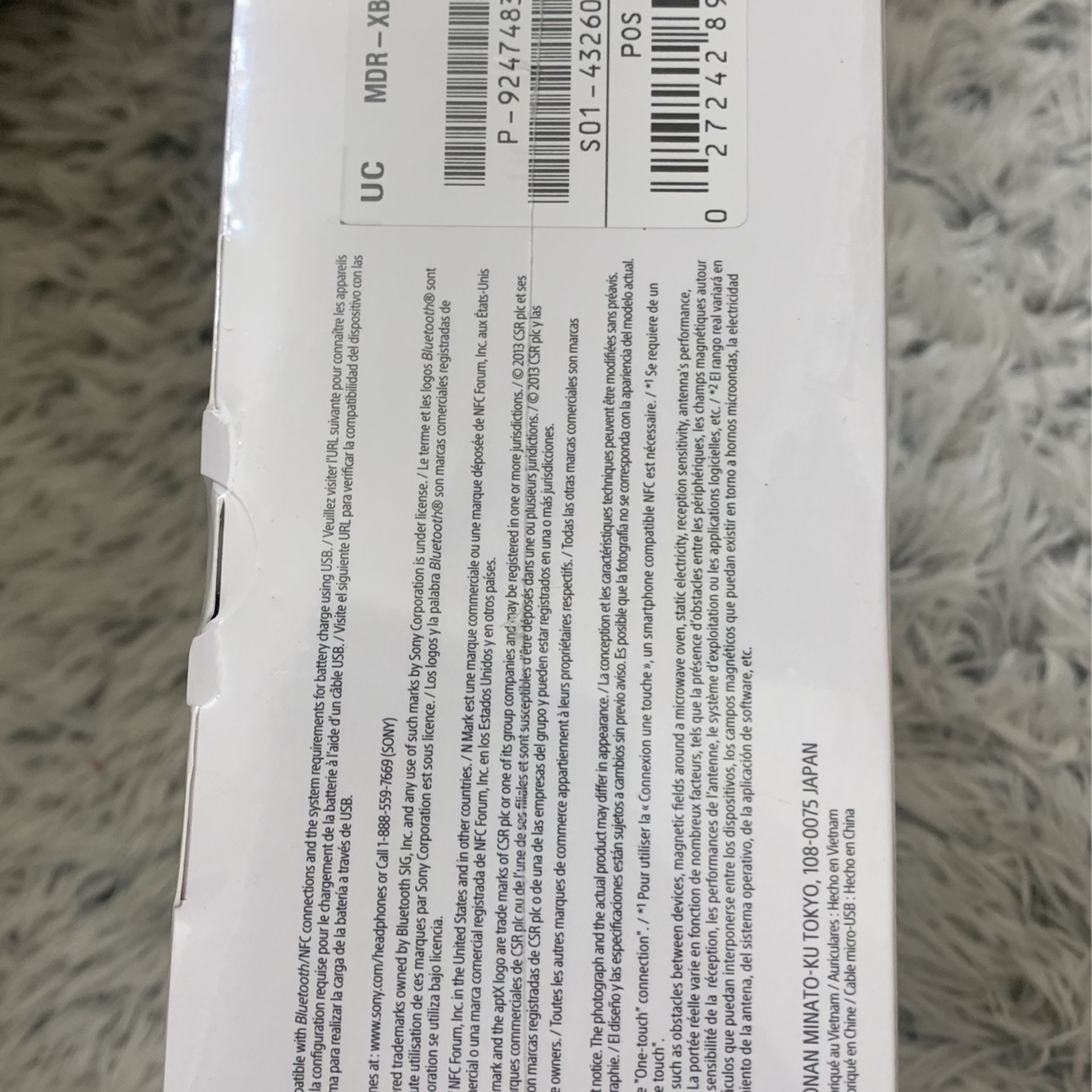 Sony Extra Bass Wireless Stereo Headset