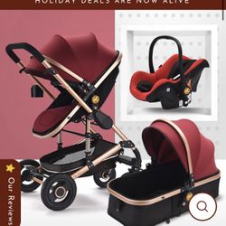 3 In 1 Stroller Brand New 